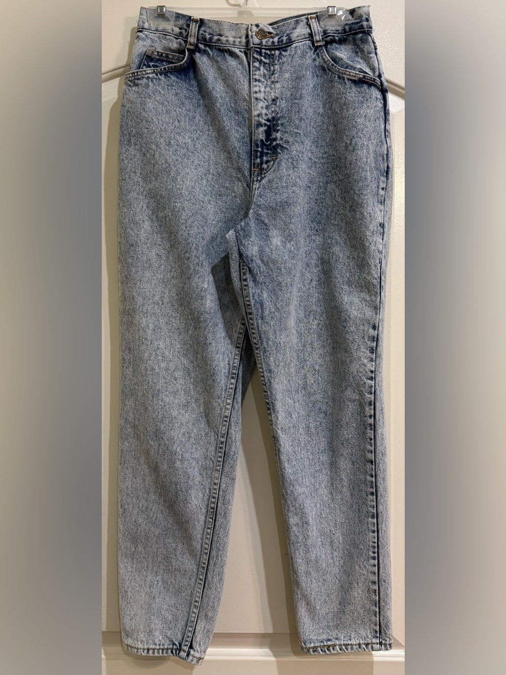 No Excuses Vintage Acid Washed High Rise Mom Jeans Size 6